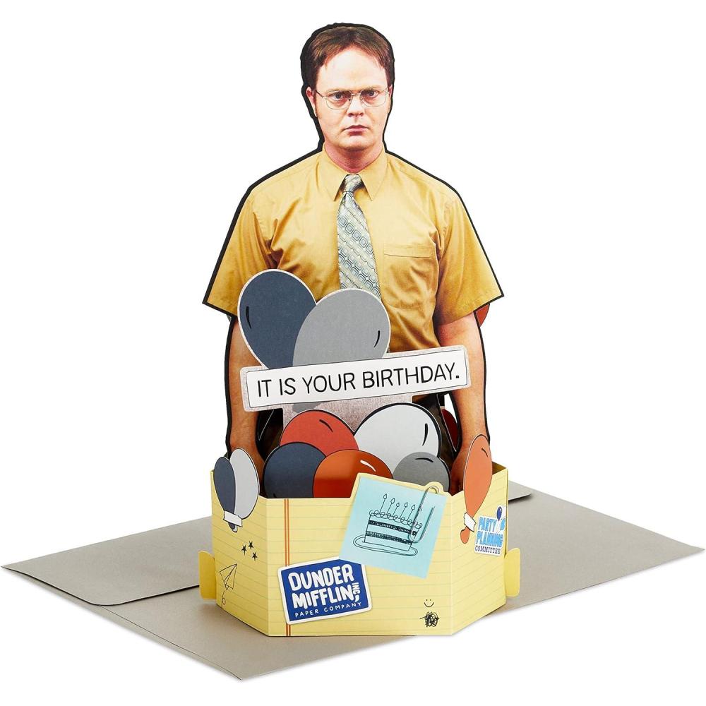 image:imageHallmark Paper Wonder Funny Pop Up Birthday Card The Office Dwight Schrute