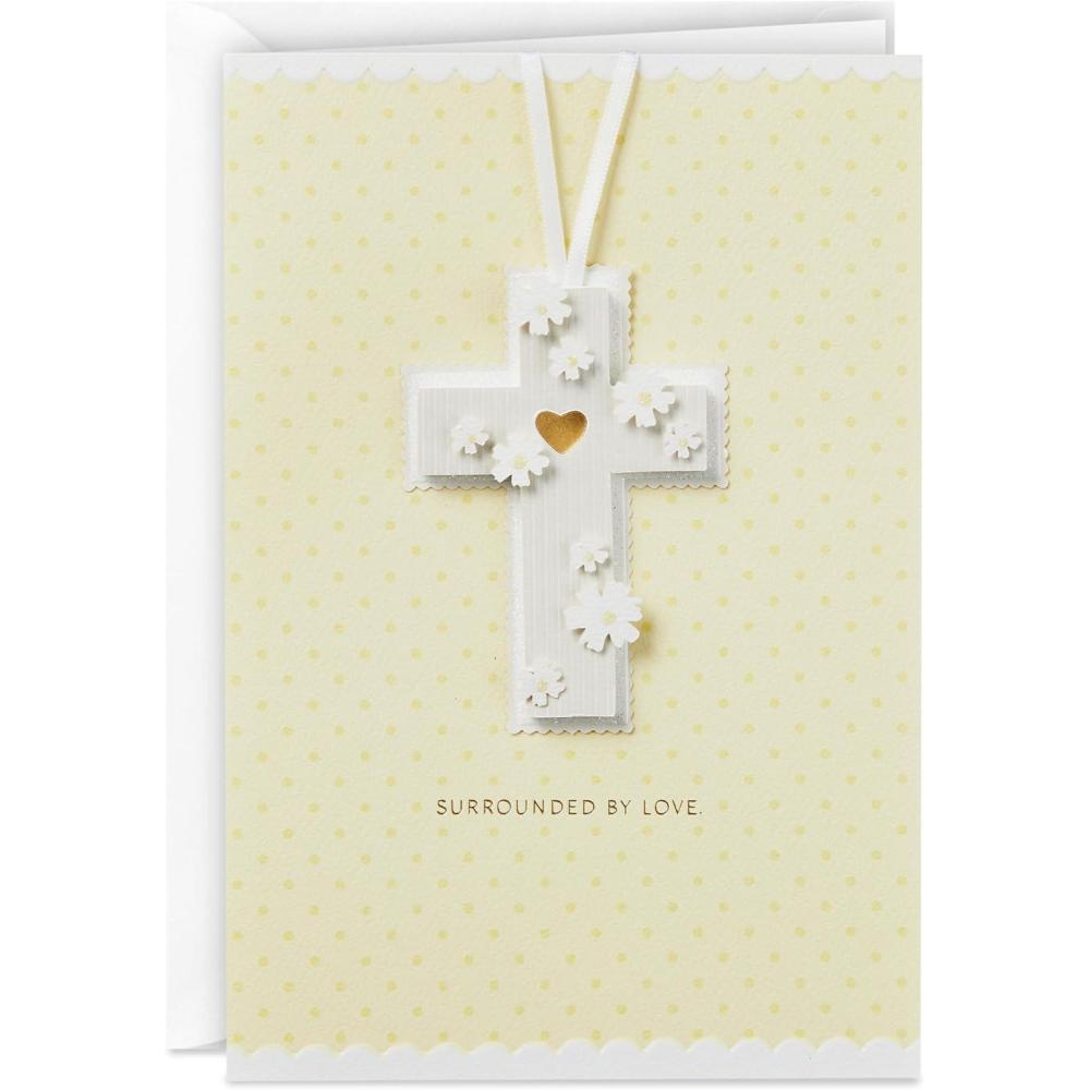image:imageHallmark Signature Baptism Card for Baby Yellow Cross