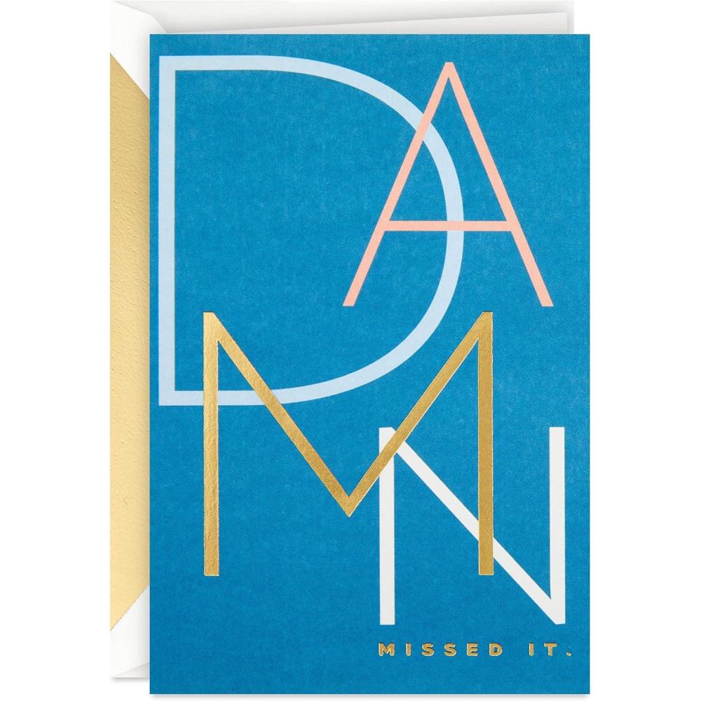 image:imageHallmark Signature Belated Birthday Card Missed It