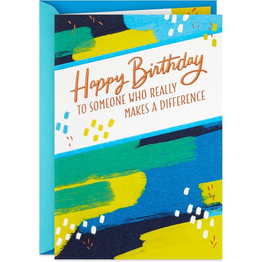 image:imageHallmark Signature Birthday Card Happy SprinklesSomeone Who Makes a Difference