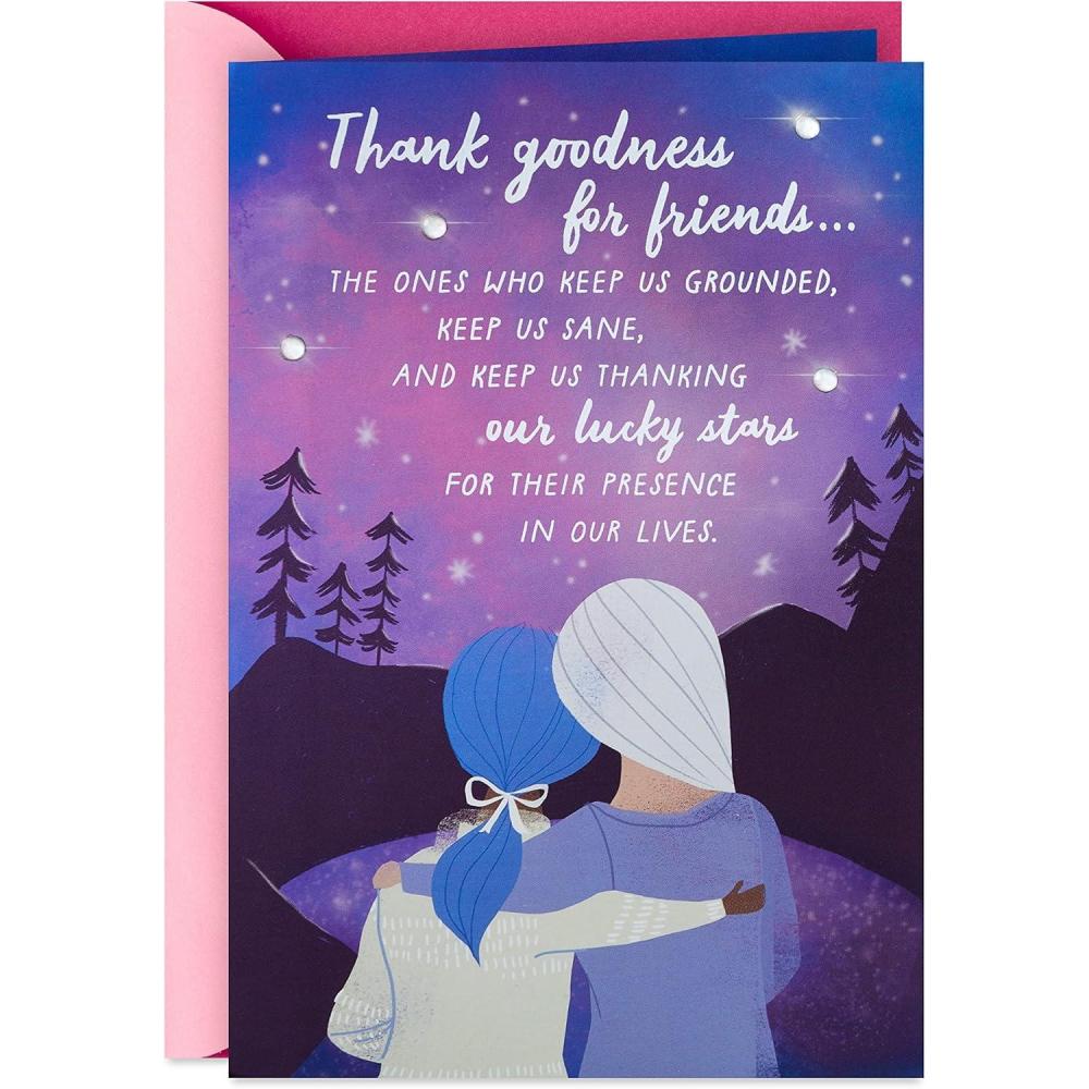 image:imageHallmark Signature Birthday Card for Women Damn Girl Letter BoardThank Goodness for Friends