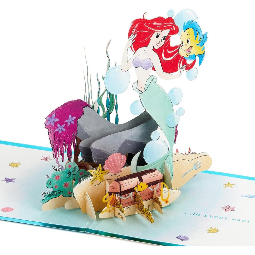 image:imageHallmark Signature Paper Wonder Disney Princess Pop Up Birthday Card Little MermaidLittle Mermaid