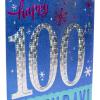 Hallmark 100th Birthday Greeting Card (100th with Confetti)
