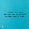 Hallmark Birthday Card (Envelope with Confetti)(White  Multicolor)
