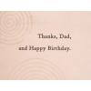 Hallmark Birthday Card for Dad (No Training Manual)(Circles)
