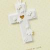 Hallmark Signature Baptism Card for Baby (Yellow Cross)
