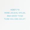 Hallmark Signature Birthday Card (Best Birthday Ever)(White)