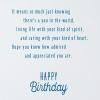 Hallmark Signature Birthday Card (Gold Diamonds)(Admired and Appreciated)