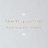 Hallmark Signature Birthday Card (Gold Diamonds)(Gold Diamonds)