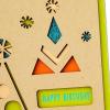 Hallmark Signature Birthday Card (Happy Happy Happy)(Party Hats)