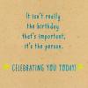 Hallmark Signature Birthday Card (Happy Happy Happy)(Party Hats)