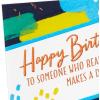 Hallmark Signature Birthday Card (Happy Sprinkles)(Someone Who Makes a Difference)
