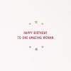 Hallmark Signature Birthday Card for Women (Wonder Woman)