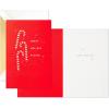 Hallmark Signature Pack of 4 Christmas Cards (Candy Canes)(Candy Canes  Pack of Cards)