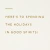 Hallmark Signature Pack of 4 Christmas Cards (Candy Canes)(Cheers Lettering  Pack of Cards)