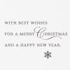 Hallmark Signature Pack of 4 Christmas Cards (Candy Canes)(Snowflake Reindeer  Pack of Cards)