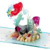 Hallmark Signature Paper Wonder Disney Princess Pop Up Birthday Card (Little Mermaid)(Little Mermaid)