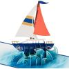 Hallmark Signature Paper Wonder Pop Up Birthday Card (Sailboat)(Pop Up  Sailboat)