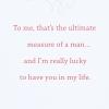 Hallmark Valentines Day Card for Husband or Boyfriend (Love Being in Love) for Anniversary or Romantic Birthday(Two Silver Hearts)