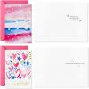 Hallmark Valentine’s Day Cards Assortment, Gold Foil and Watercolor (36 Cards and Envelopes)(Valentine Watercolor Card Assortment)