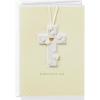 Hallmark Signature Baptism Card for Baby (Yellow Cross)