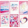 Hallmark Valentine’s Day Cards Assortment, Gold Foil and Watercolor (36 Cards and Envelopes)(Valentine Watercolor Card Assortment)