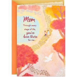 Hallmark Signature Birthday Card for Mom (Flowers)(There for Me)