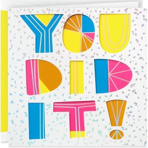 Hallmark Signature Congratulations Card for Graduation (Cheers)(You Did It)