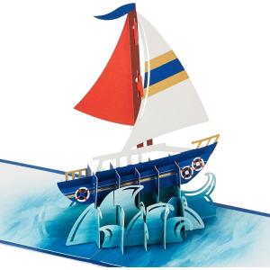 Hallmark Signature Paper Wonder Pop Up Birthday Card (Sailboat)(Pop Up  Sailboat)