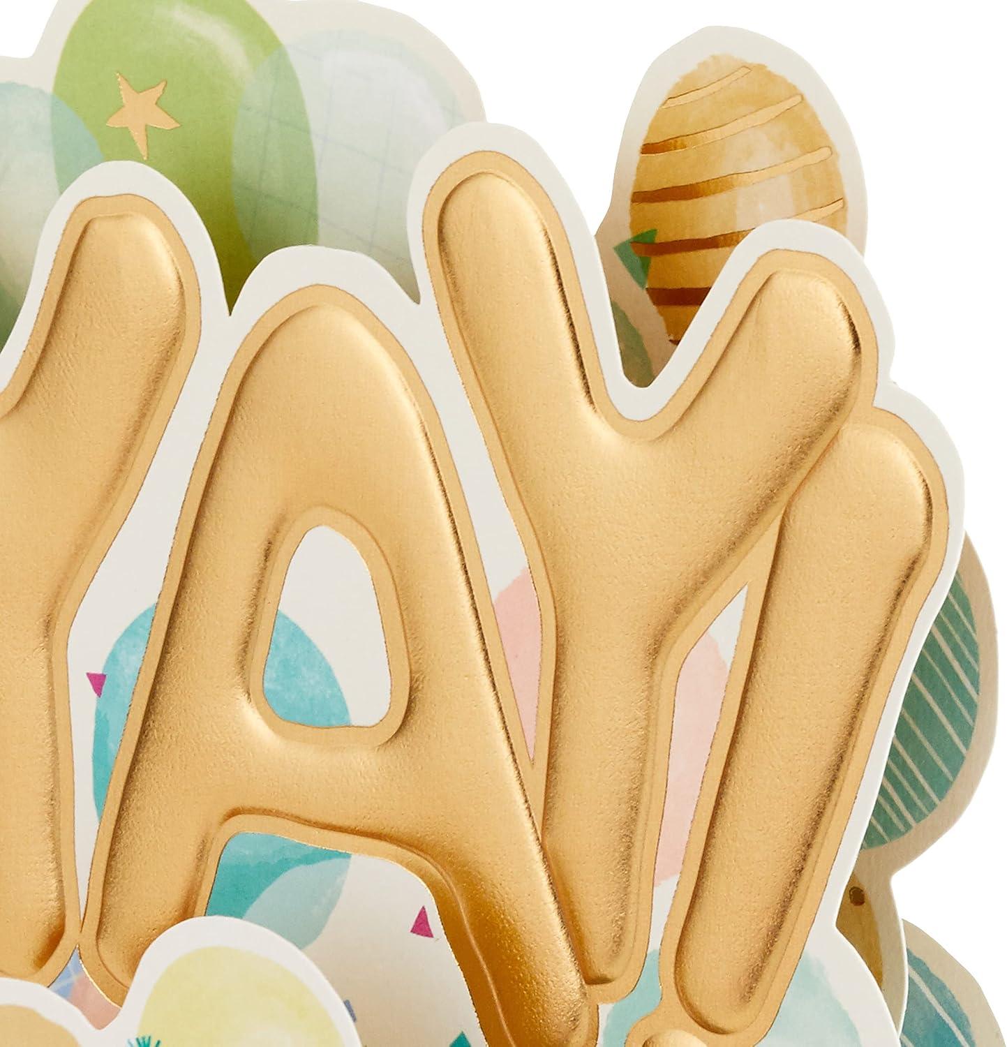 image:imageHallmark Paper Wonder Congratulations Pop Up Card Yay Balloons for Birthdays Graduations Promotions CelebrationsYay Balloons
