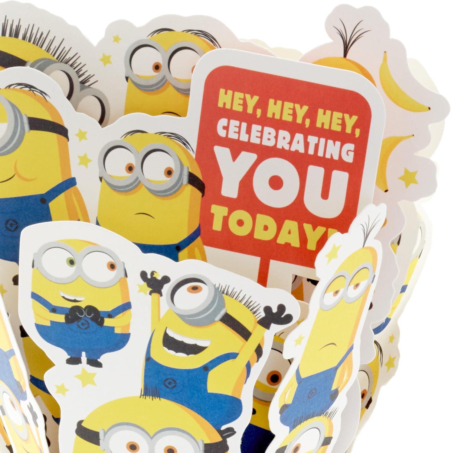image:imageHallmark Paper Wonder Minions Pop Up Card for Birthdays Graduations Retirements Celebrations
