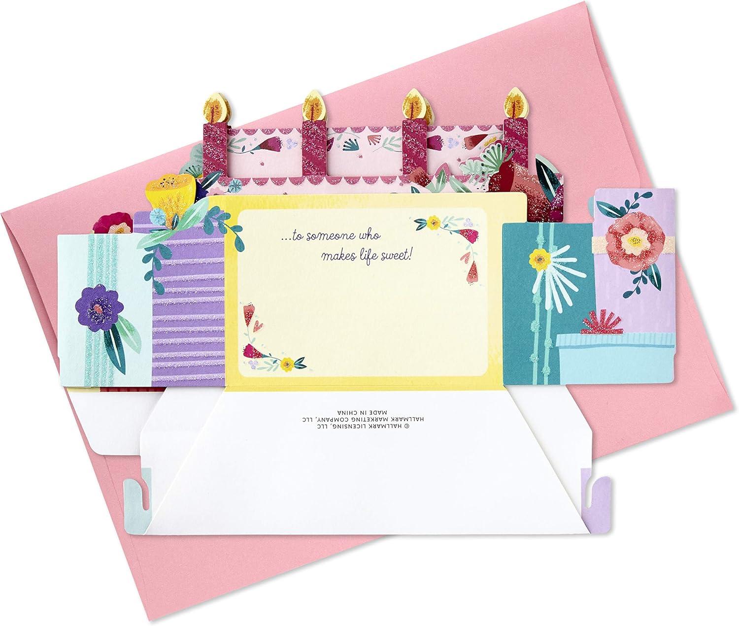 image:imageHallmark Paper Wonder Musical Pop Up Birthday Card Mylar Balloon Explosion Plays Happy BirthdayLight Blue