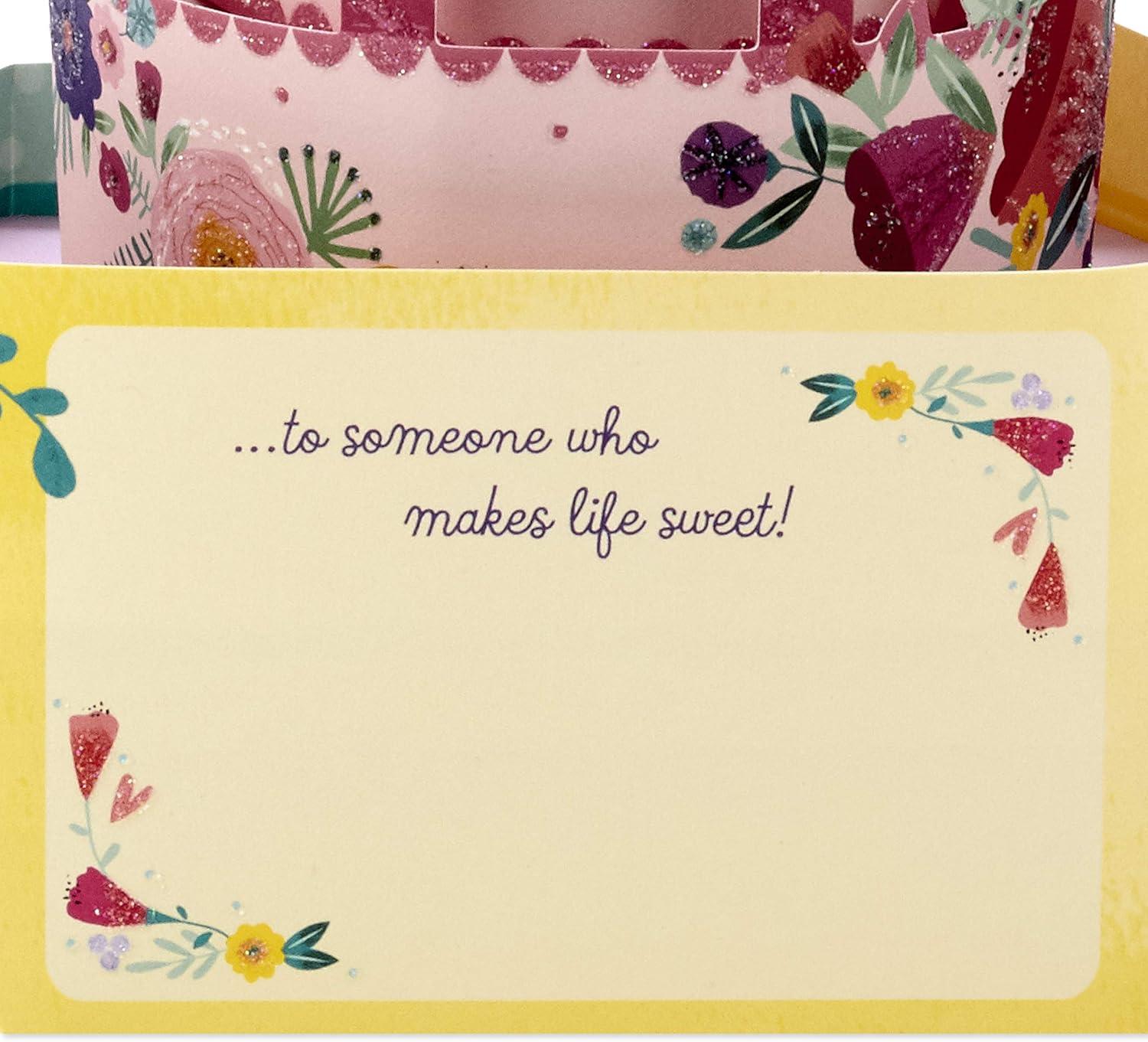 image:imageHallmark Paper Wonder Musical Pop Up Birthday Card Mylar Balloon Explosion Plays Happy BirthdayLight Blue