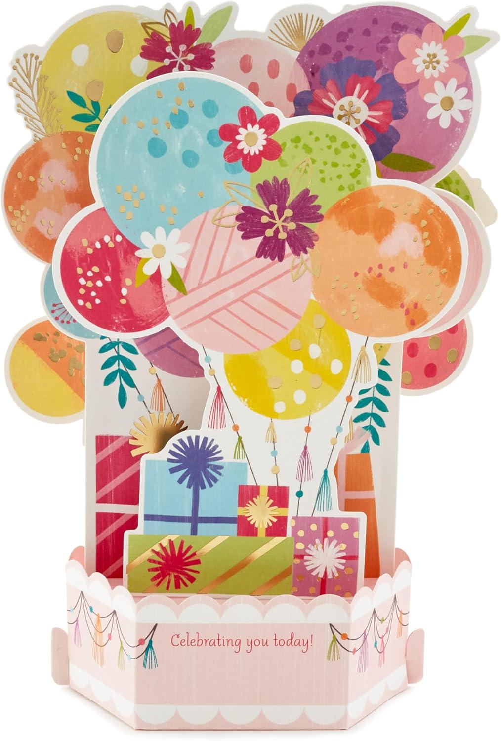 image:imageHallmark Paper Wonder Musical Pop Up Birthday Card Mylar Balloon Explosion Plays Happy BirthdayMylar Balloon Explosio