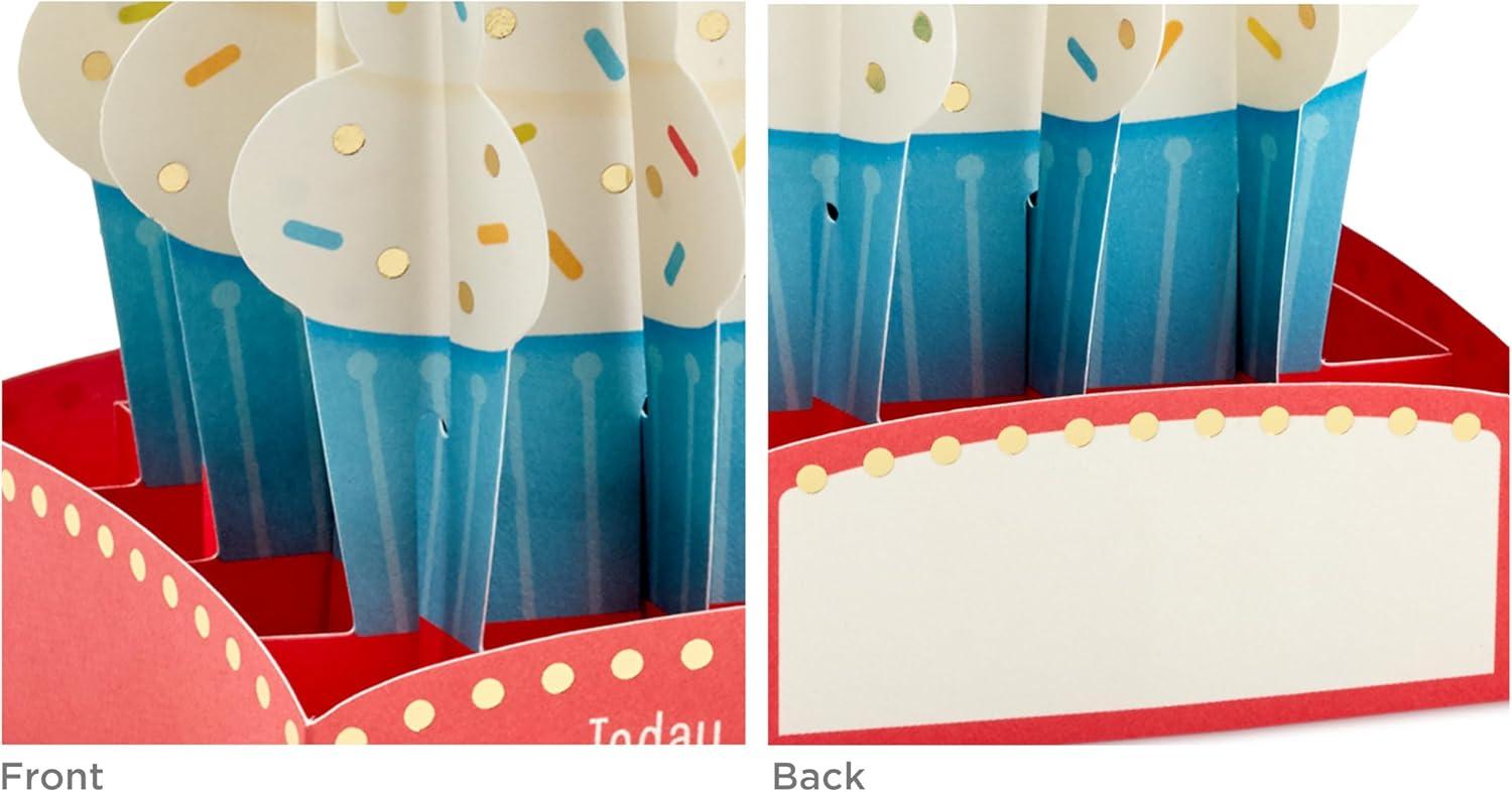 image:imageHallmark Paper Wonder Pop Up Birthday Cards 3 Cards Cupcake Balloons Celebrate