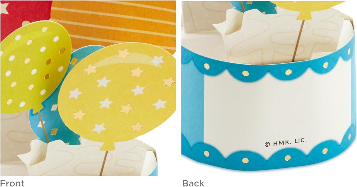 image:imageHallmark Paper Wonder Pop Up Birthday Cards 3 Cards Cupcake Balloons Celebrate