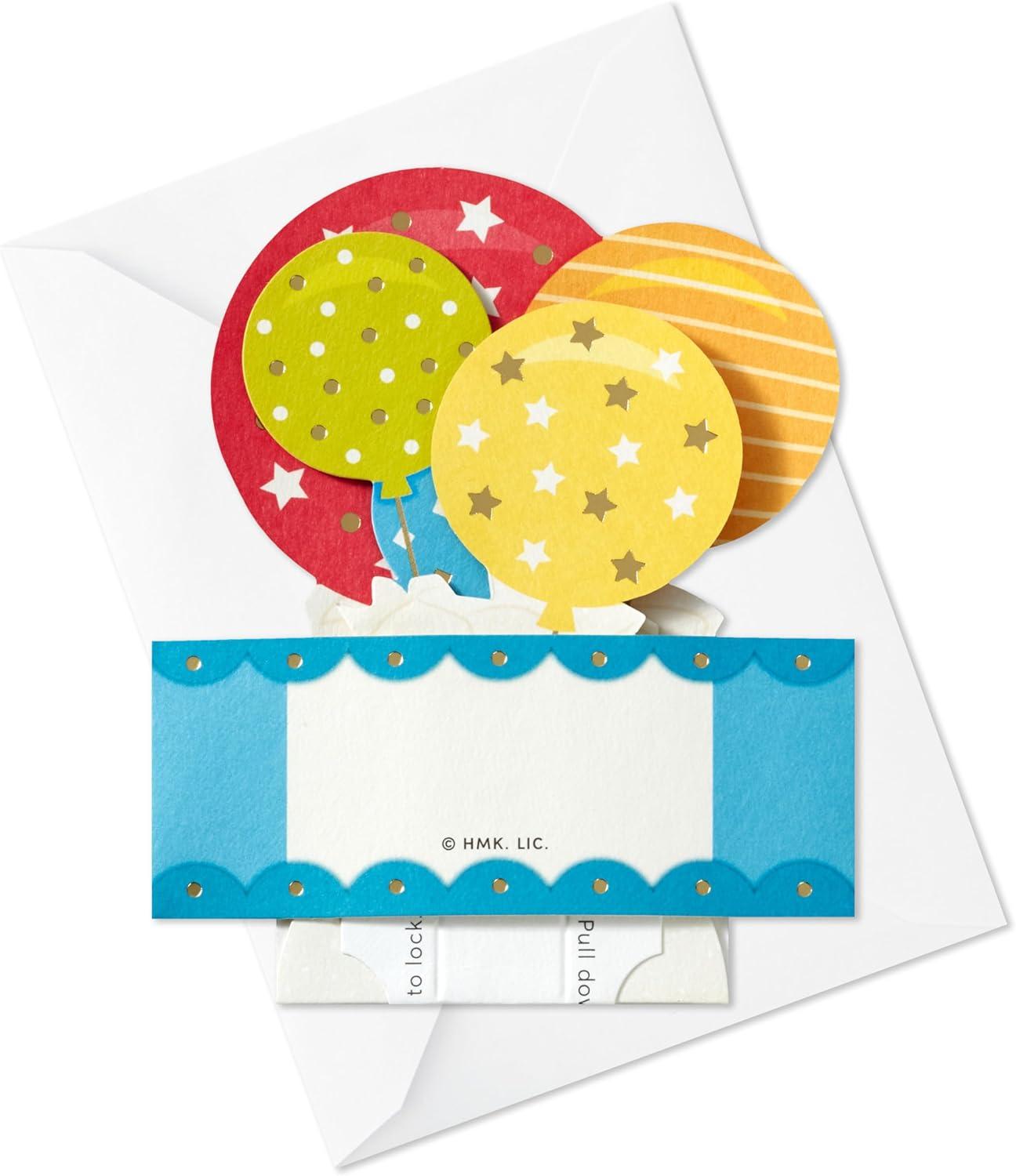 image:imageHallmark Paper Wonder Pop Up Birthday Cards 3 Cards Cupcake Balloons Celebrate