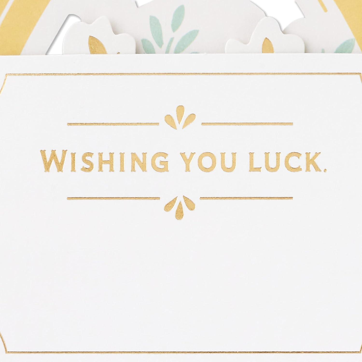 image:imageHallmark Paper Wonder Pop Up Card Good Luck Horseshoe for St Patricks Day Graduation Retirement and More