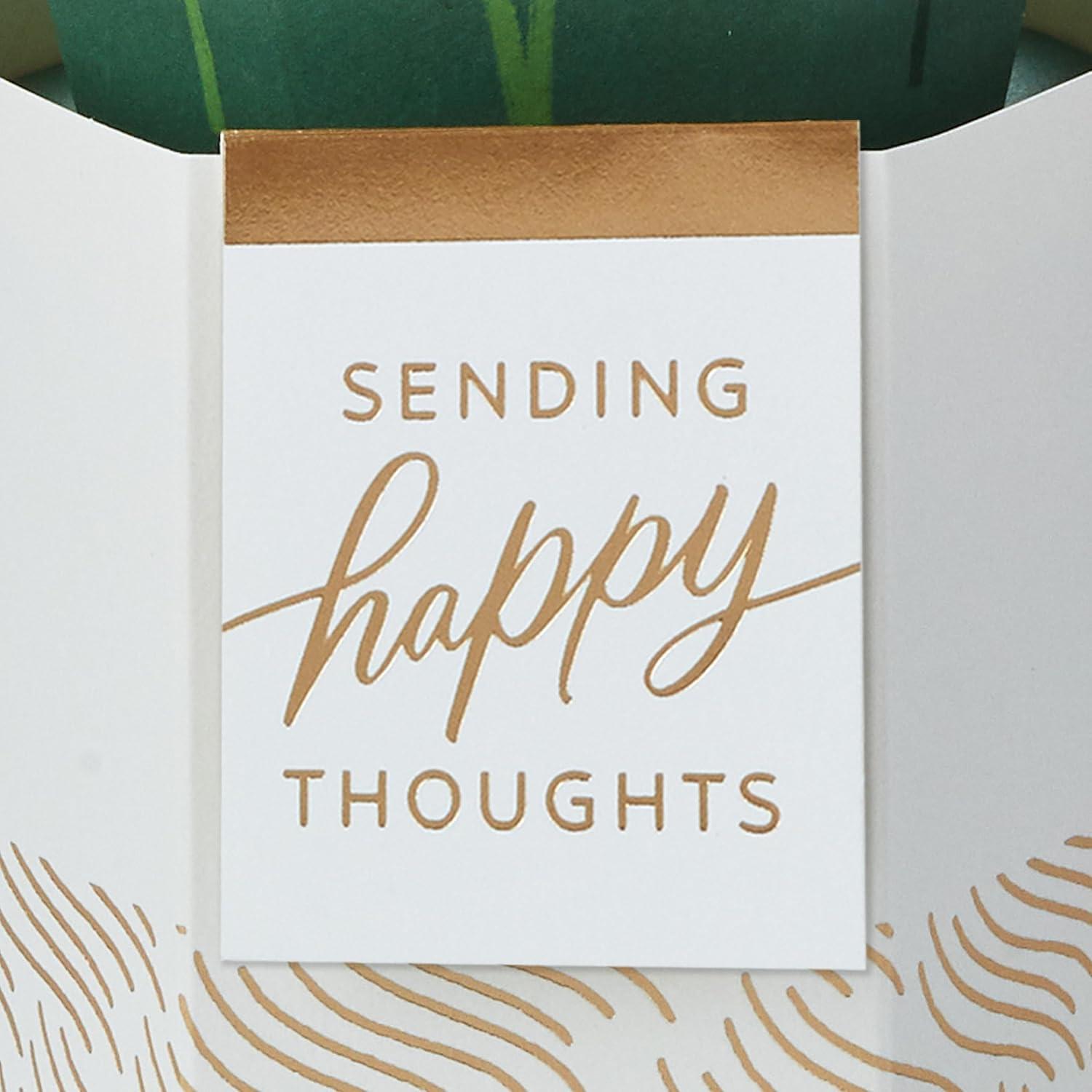 image:imageHallmark Paper Wonder Thinking of You All Occasion Pop Up Card Peace Lily Bouquet