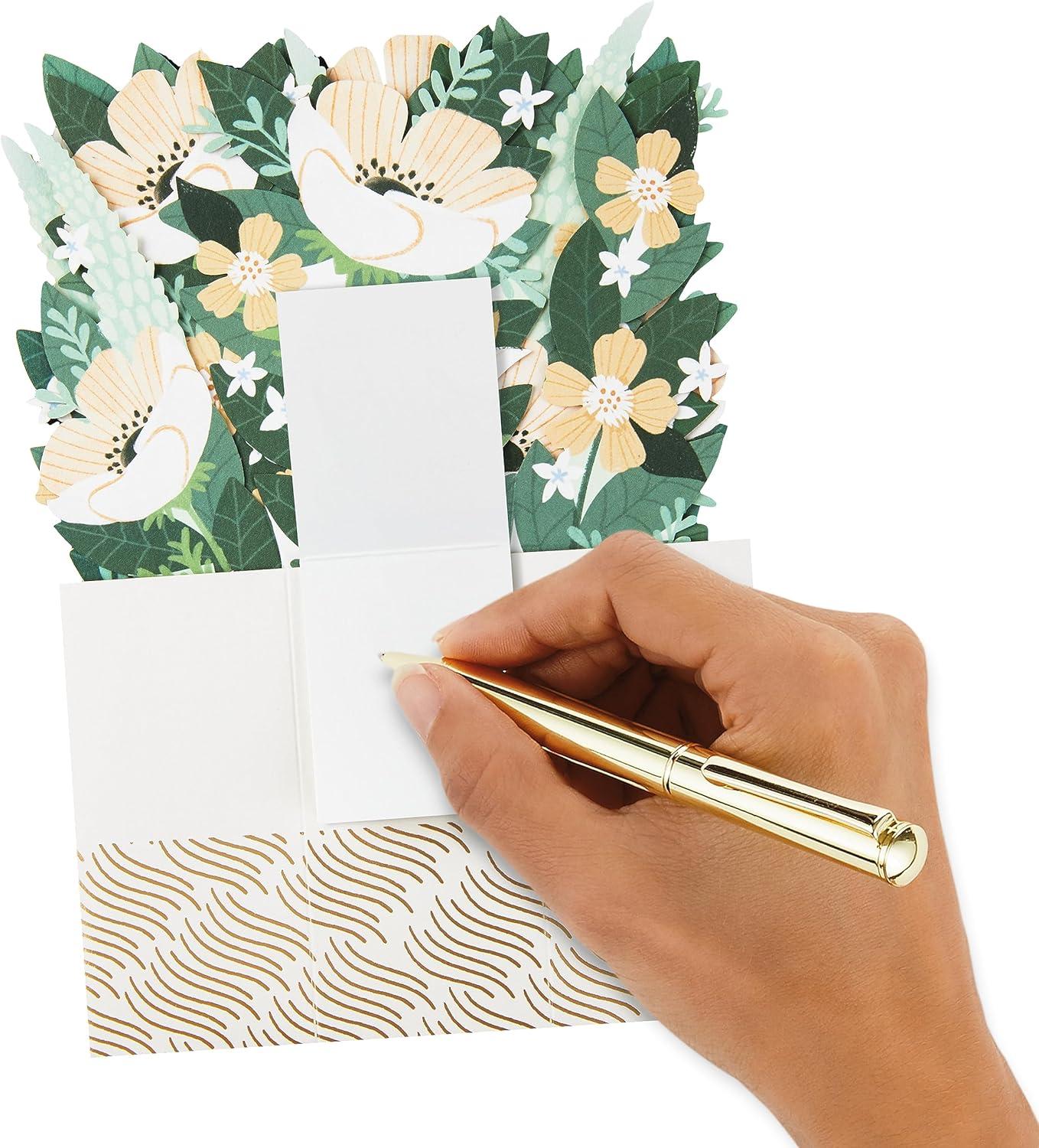image:imageHallmark Paper Wonder Thinking of You All Occasion Pop Up Card Peace Lily Bouquet