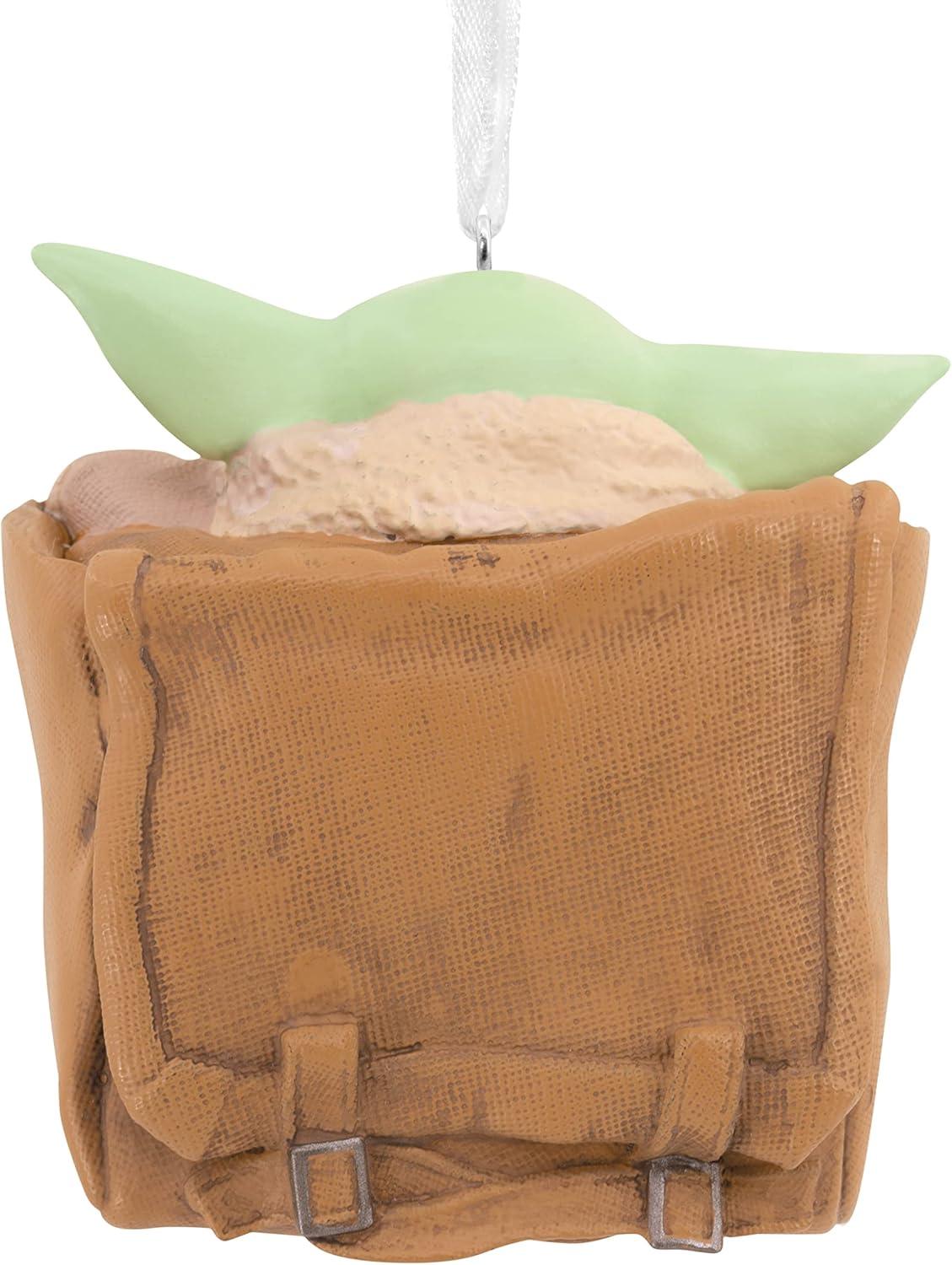 image:imageHallmark Star Wars The Mandalorian Grogu in Bag Christmas Ornament May The 4th