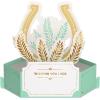 Hallmark Paper Wonder Pop Up Card (Good Luck Horseshoe) for St. Patrick’s Day, Graduation, Retirement and More