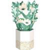 Hallmark Paper Wonder Thinking of You, All Occasion Pop Up Card (Peace Lily Bouquet)