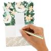 Hallmark Paper Wonder Thinking of You, All Occasion Pop Up Card (Peace Lily Bouquet)