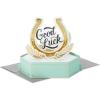 Hallmark Paper Wonder Pop Up Card (Good Luck Horseshoe) for St. Patrick’s Day, Graduation, Retirement and More