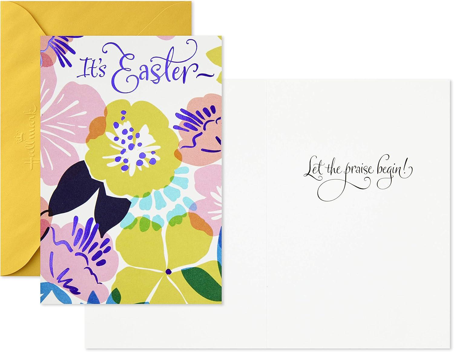 image:imageHallmark Mahogany Religious Easter Cards Assortment Flowers and Choir 6 Cards with Envelopes