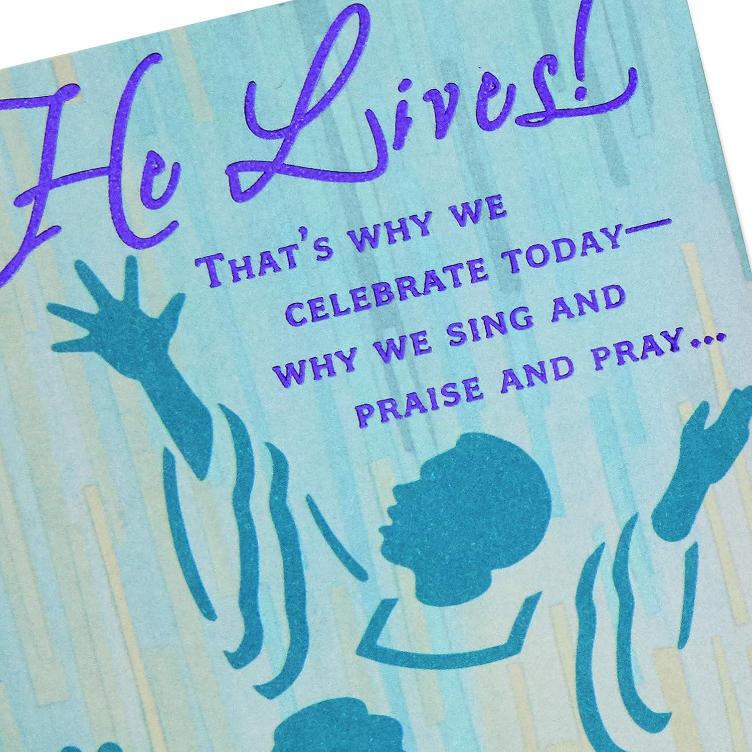 image:imageHallmark Mahogany Religious Easter Cards Assortment Flowers and Choir 6 Cards with Envelopes