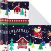 Hallmark Tri Pack IOP Mahogany Roll Wrap, Pack of 3, Jazzy Santa, 3 Pack(Set of 3 Rolls  120 Sq Ft Total)