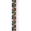 Hallmark Tri Pack IOP Mahogany Roll Wrap, Pack of 3, Jazzy Santa, 3 Pack(Set of 3 Rolls  120 Sq Ft Total)