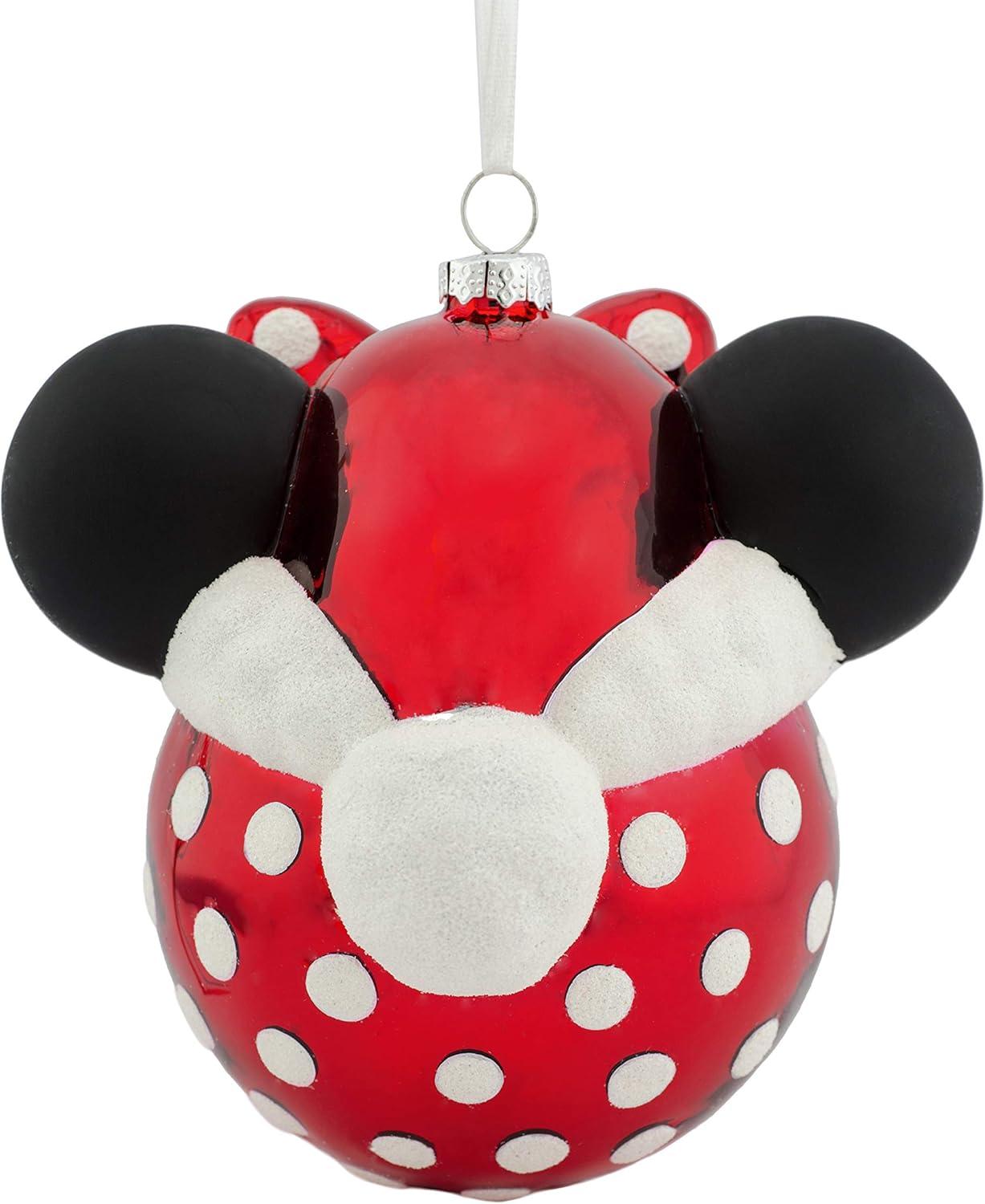 image:imageHallmark Disney Frozen Elsa The Snow Queen Christmas OrnamentMinnie Icon With Santa Hat